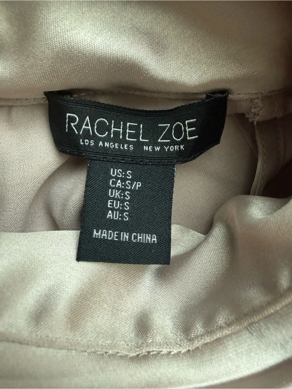 Rachel Zoe Mock Neck Halter Blouse - Size Small
